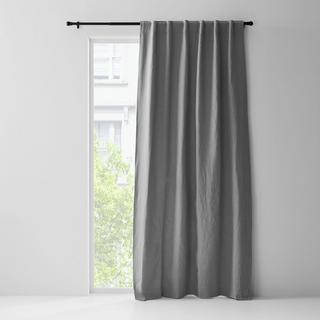 European Flax Certified Linen Blackout Window Curtain Panel
