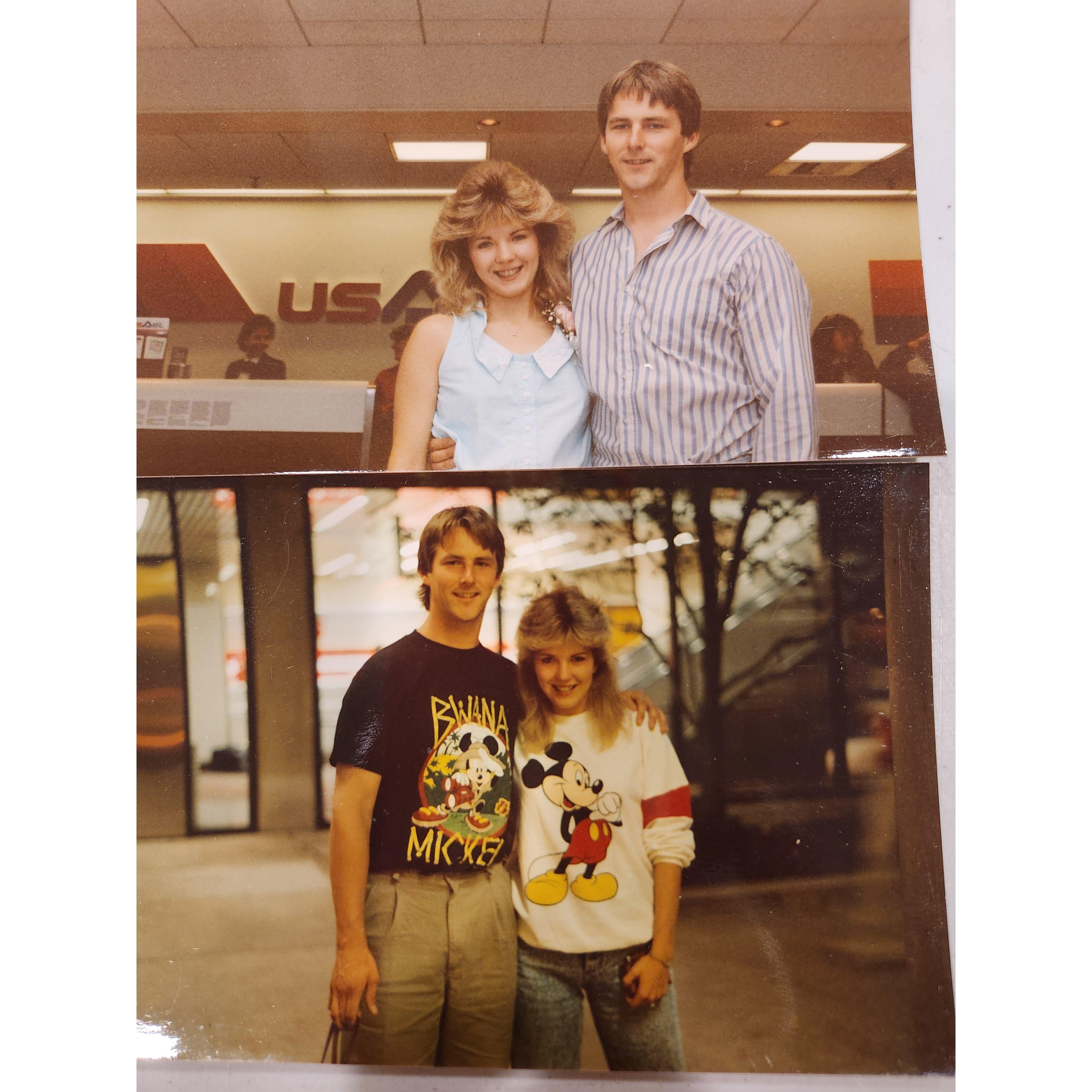 Derek's parents circa a long time ago