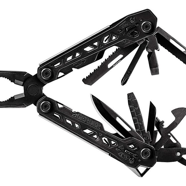 Gerber Gear 31-003884 Truss Needle Nose Pliers Multitool with MOLLE Sheath, Black