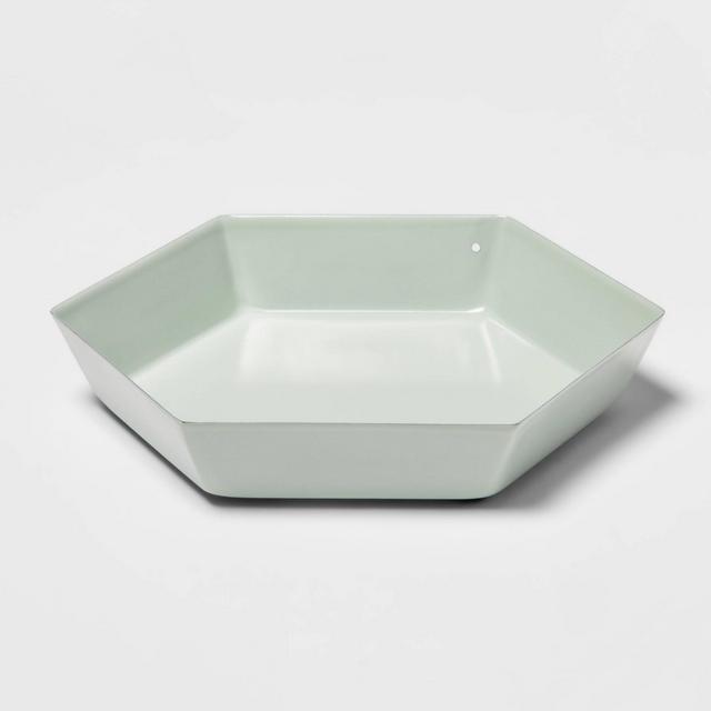 Hexagon Metal Tray Mint - Room Essentials™