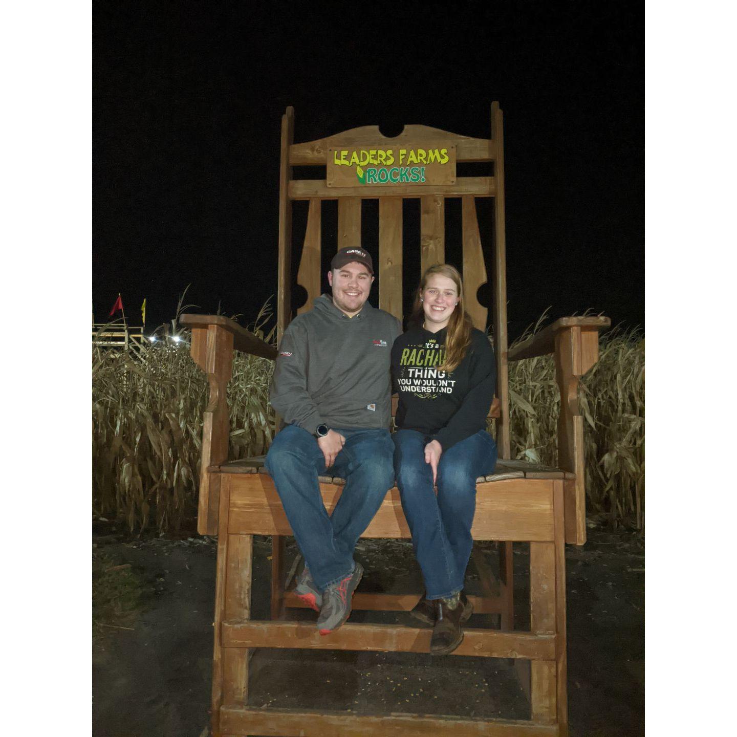 Our first (and only) trip to screamacres in 2020!