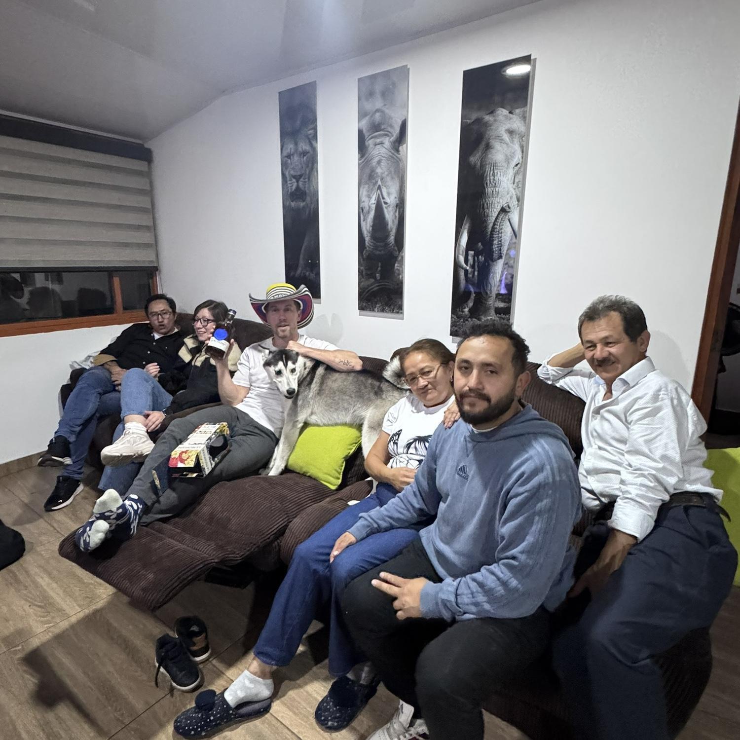 La familia en Bogota!