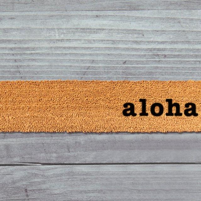 Aloha Skinny Doormat, Aloha Door Mat,...