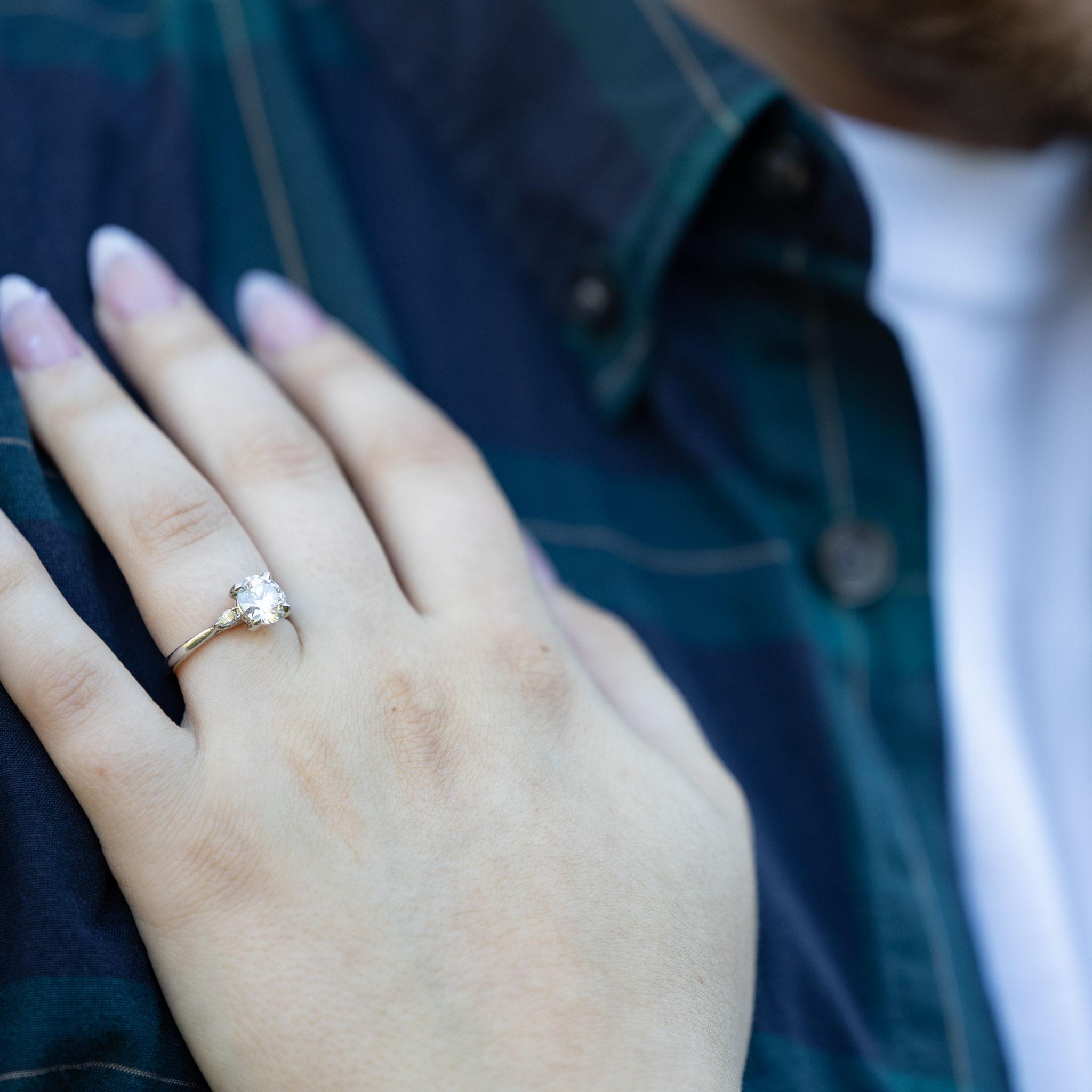 Engagement photos we had done in Morrow Mountain, in Albermarle! Photos taken by Kim Yandle. ©
