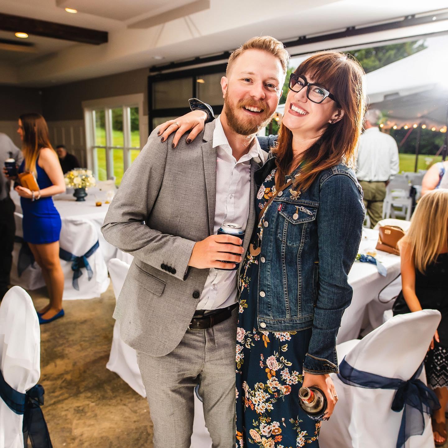Crashing a wedding and having your photo snapped 😱