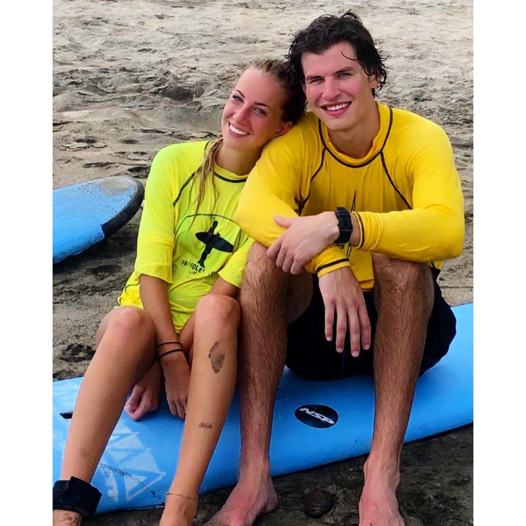 Costa Rica surfing, July 2019