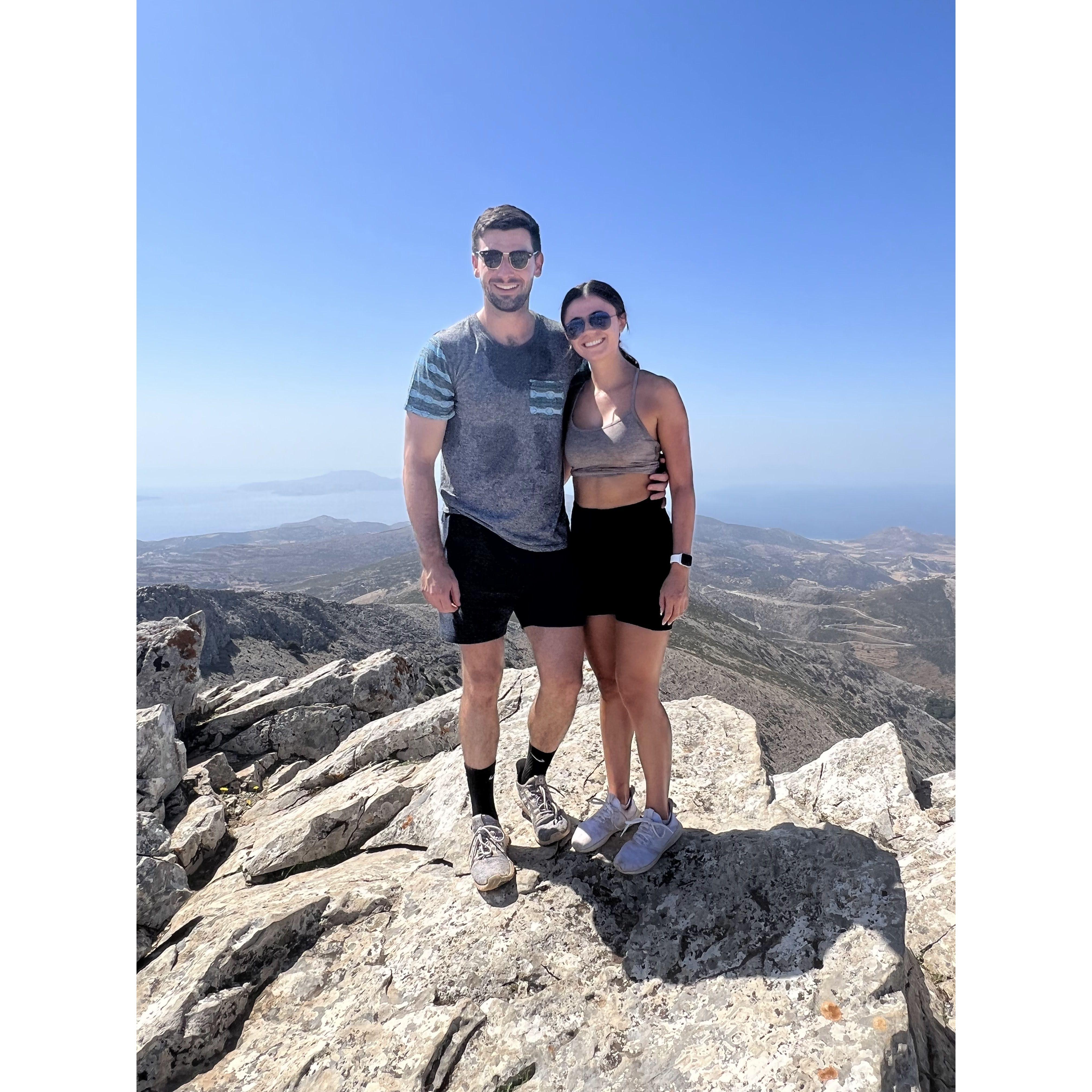 Hiking Mount Zas in Naxos, Greece
