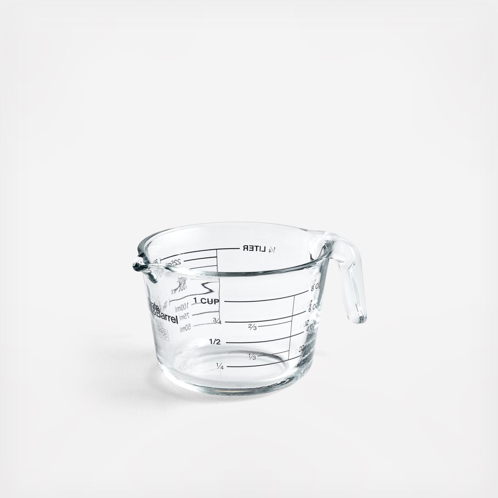 Crate and Barrel 1-Cup Glass Measuring Cup