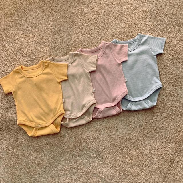 DOT TO DOT_short sleeve onesies
