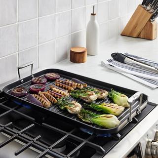 HA1 Expert Hard Anodized Nonstick Double-Burner Griddle