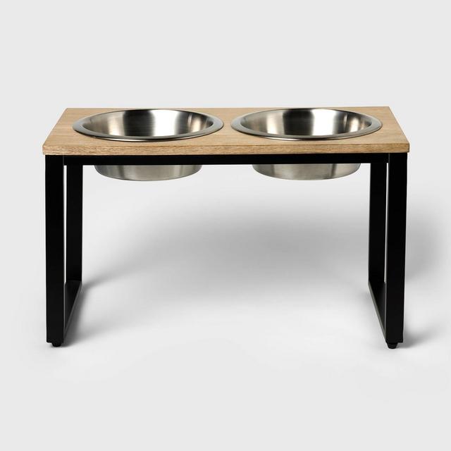 4 Cup Collapsible Tall Elevated Feeder Double Cat & Dog Bowl - Boots & Barkley™