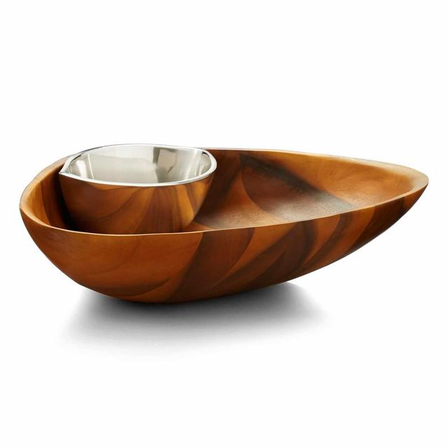 Nambé 'Oceana' Clam Chip & Dip Bowls