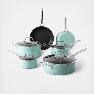 Lockton Premium Nonstick Enamel 10-Piece Cookware Set