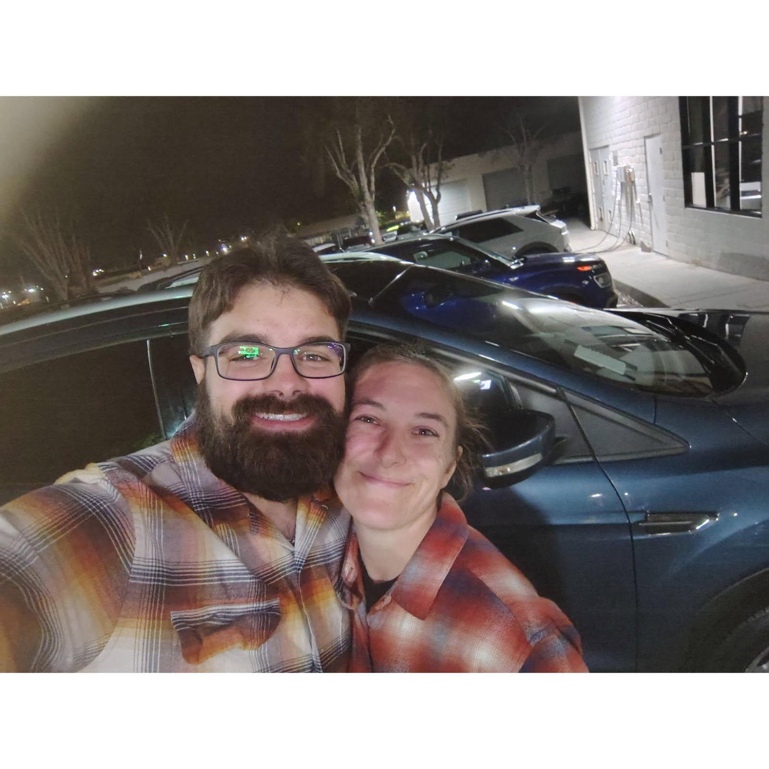 Finding our car.