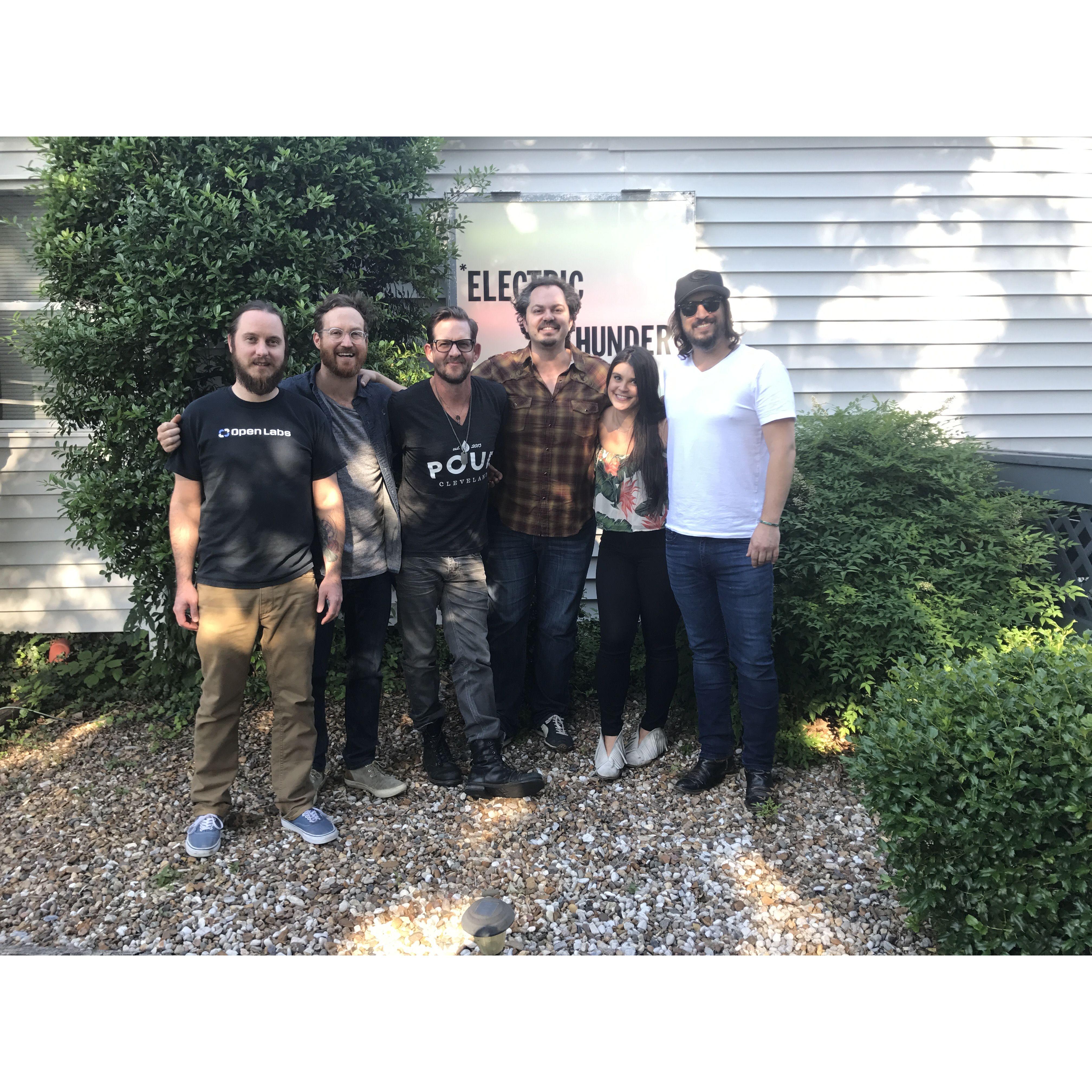 Recording at Electric Thunder