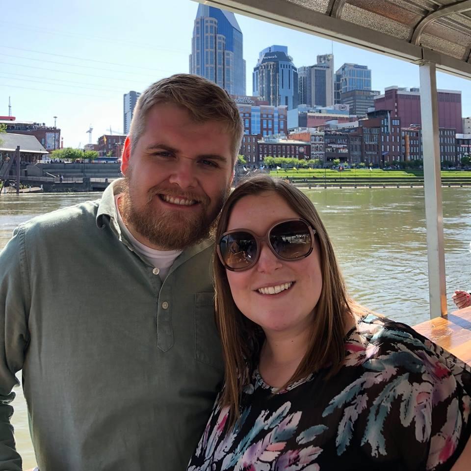 On the Pontoon Saloon in downtown Nashville with Myles's parents