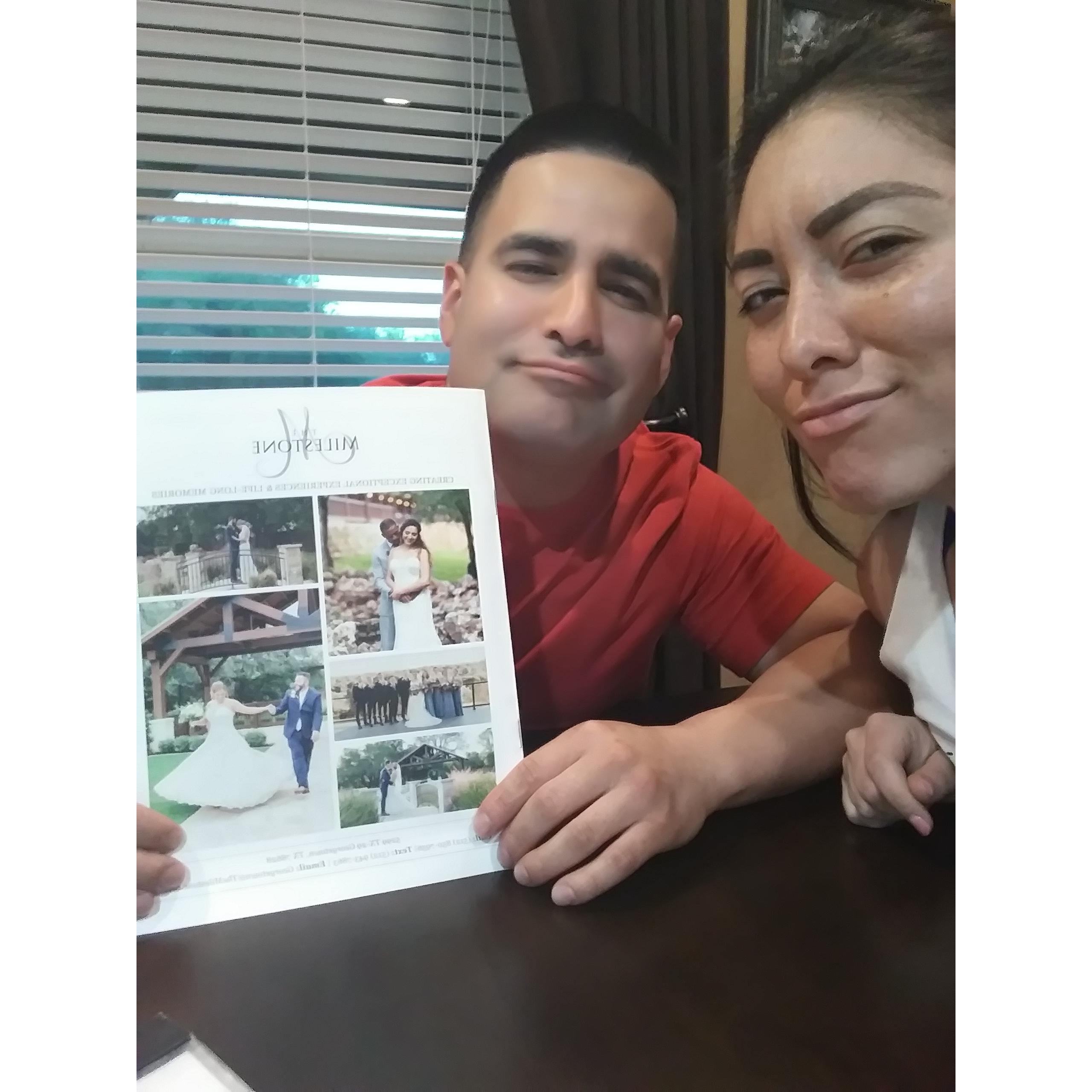 Wedding venue shopping after our engagement
