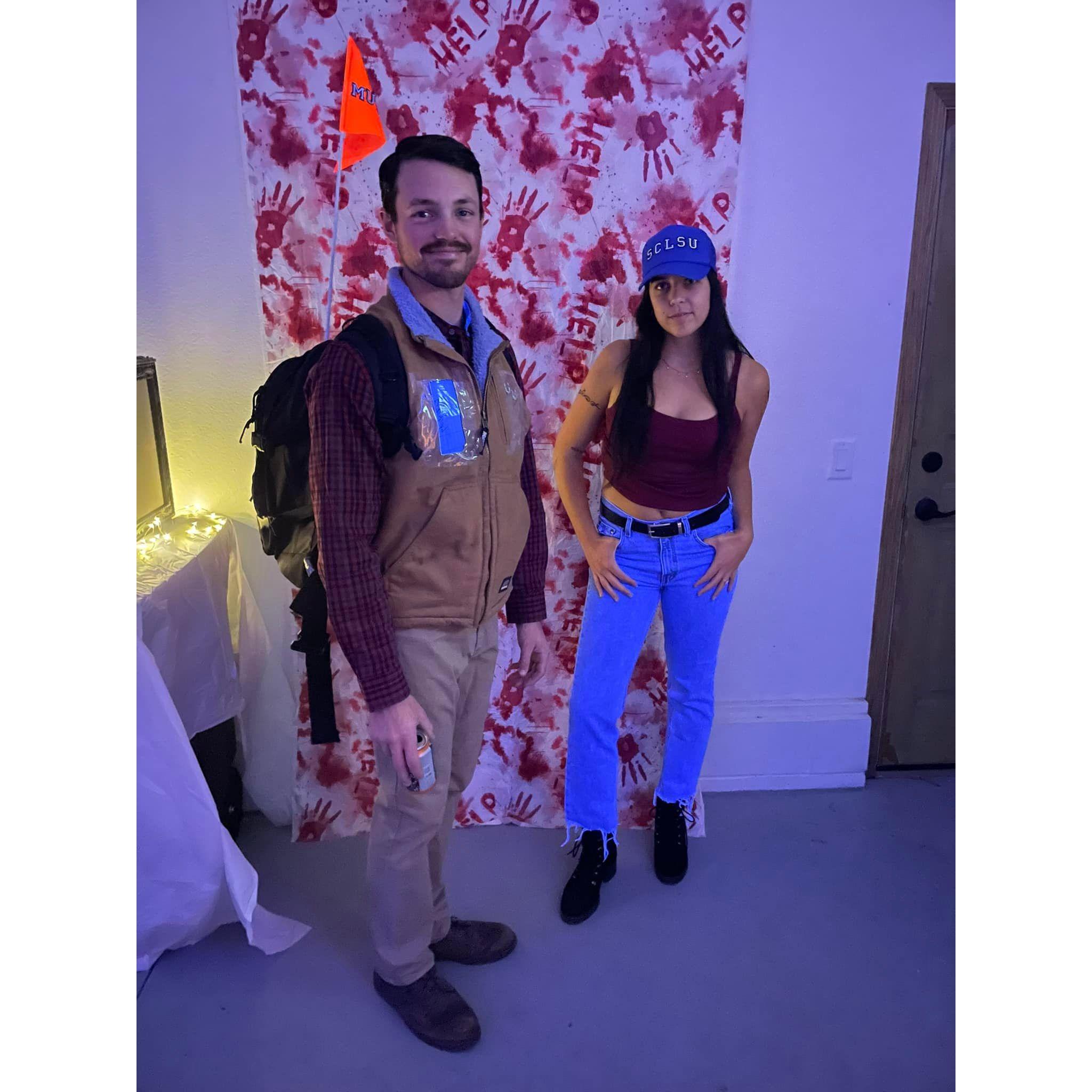 Bobby Boucher and Vicki Vallencourt for Halloween '22! So fun to go as something together!