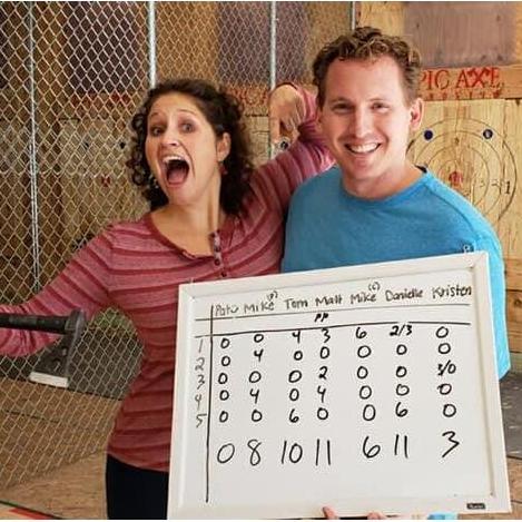 Ax-throwing showdown!