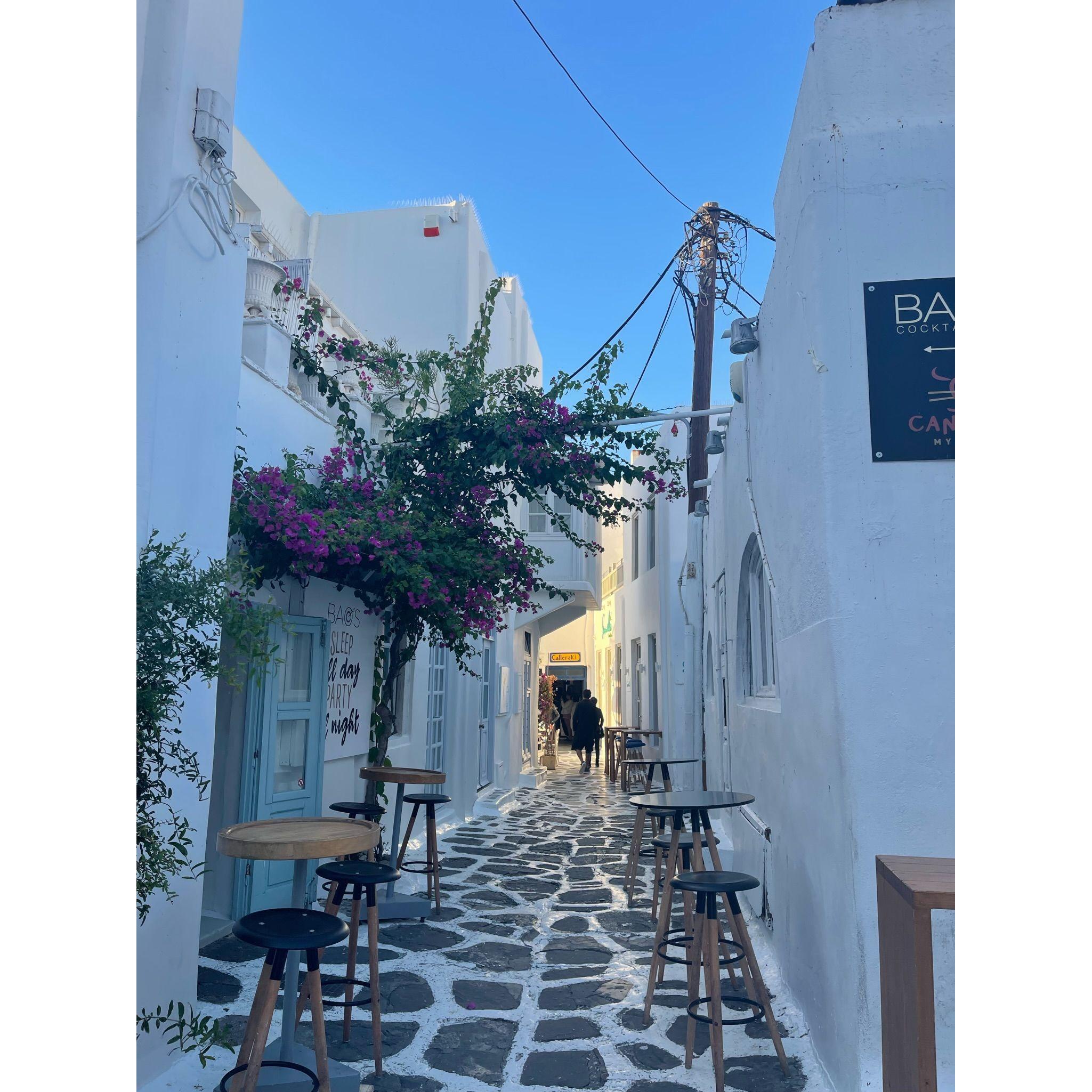 There will be shopping in Mykonos Town. Bring your wallet and a map…