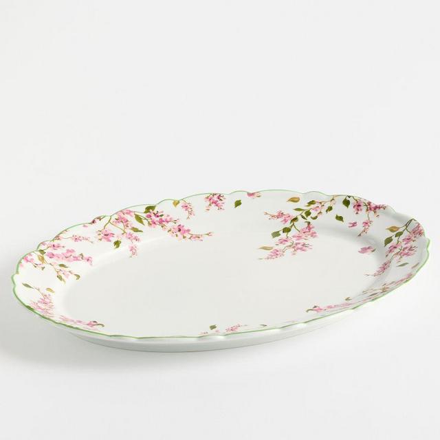 Monique Lhuillier Garden Trellis Porcelain Serving Platter, Multi