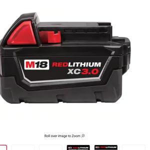Milwaukee M18 RedLithium XC 3 Ah Lithium-Ion Battery Pack 1 pc