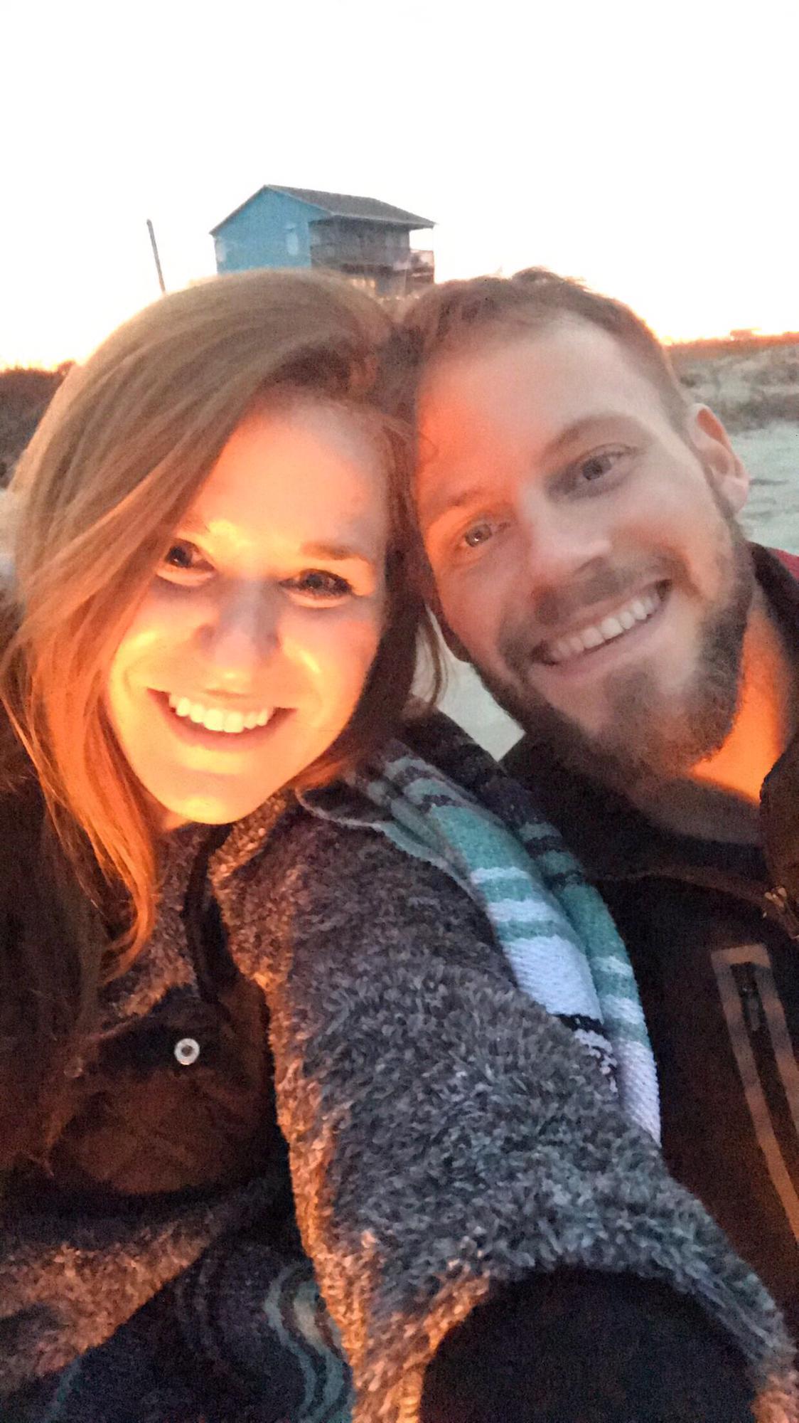 After 1 month of dating we started a new tradition of spending NYE with a bonfire and fireworks on Galveston beach.