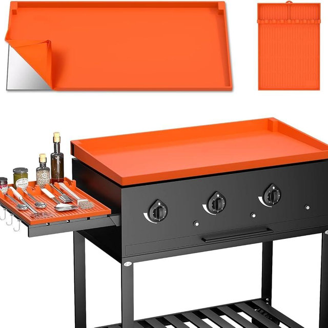 TAOMAND 22" Blackstone Silicone Griddle Cover and 16" Blackstone Griddle Accessories | Comprehensive Protection | Thick & Durable | Reusable & Premium Food-Grade Silicone Grill Mat | from Dirt & Rust