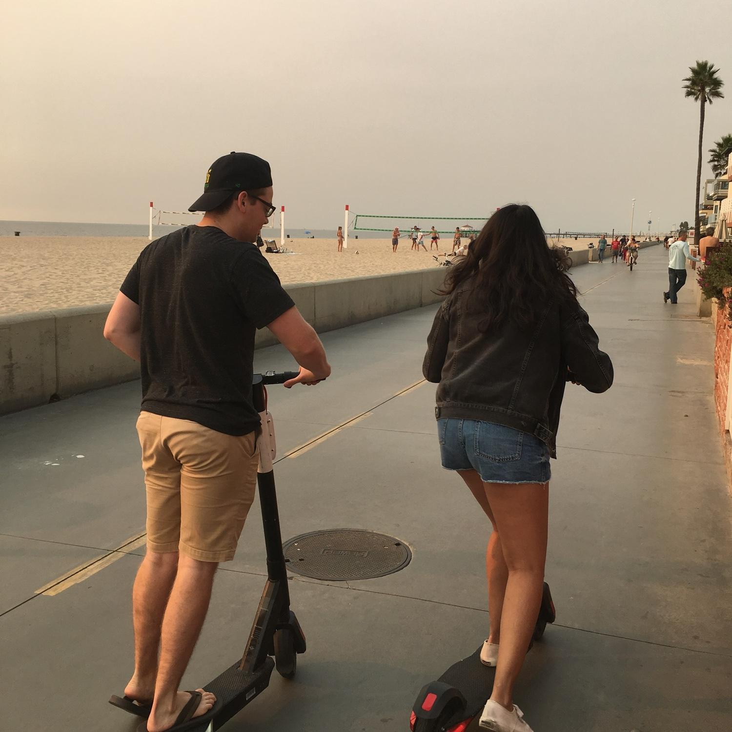 During the Wolsey fire in Malibu our senior year, we escaped to Manhattan beach together