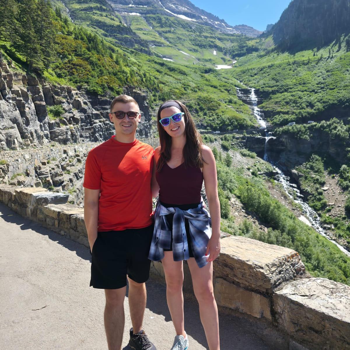 Trip to Glacier National Park with Catie's family