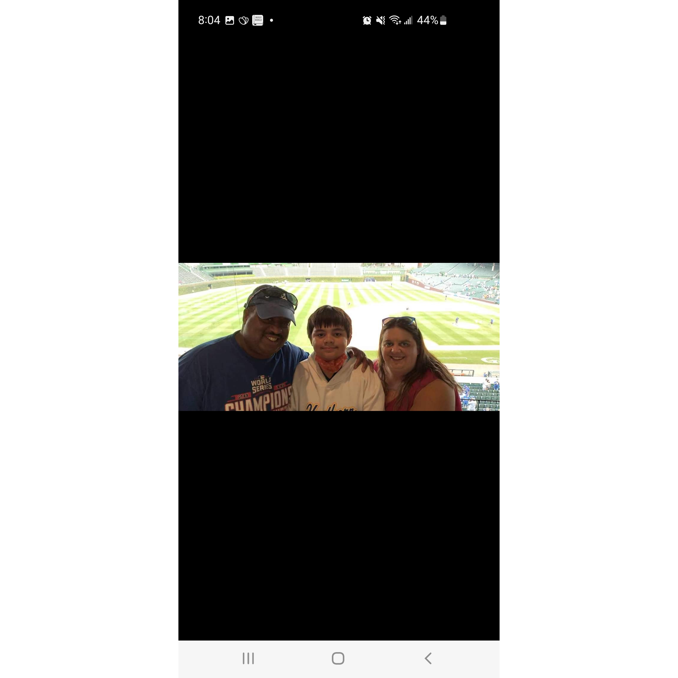 Wrigley Field from a suite!