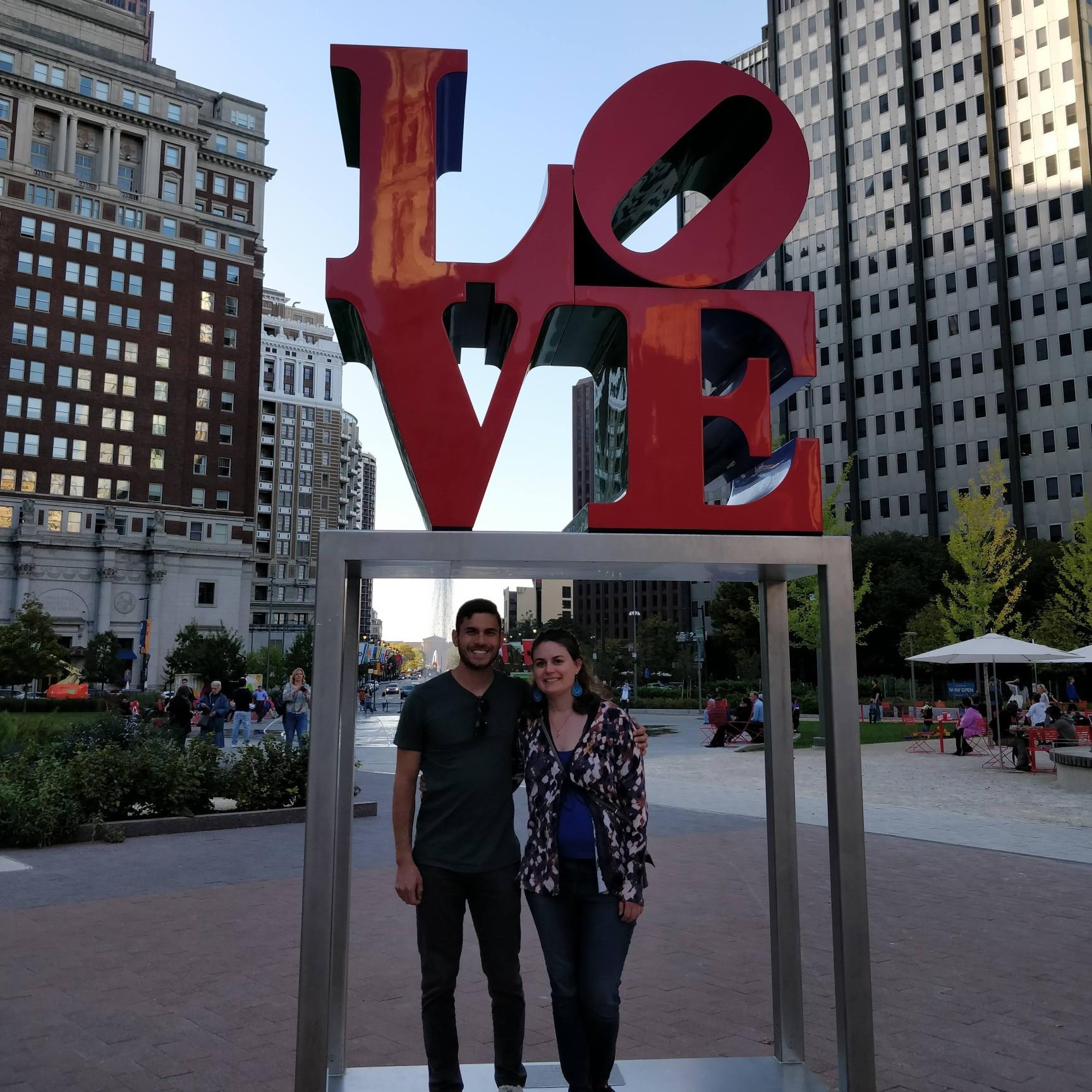 Our first trip to Philly together!