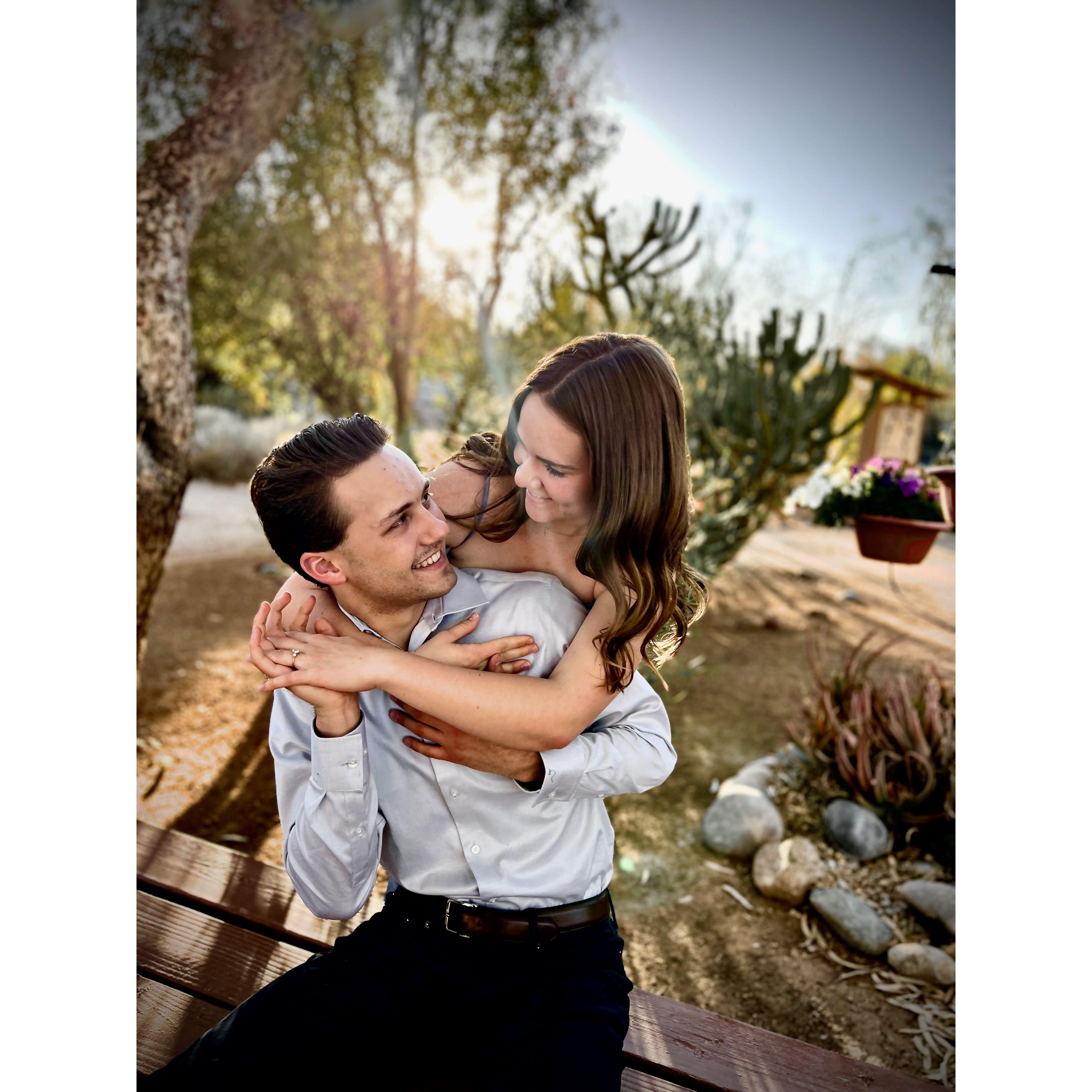 "Can't wait for an entire lifetime with you!"