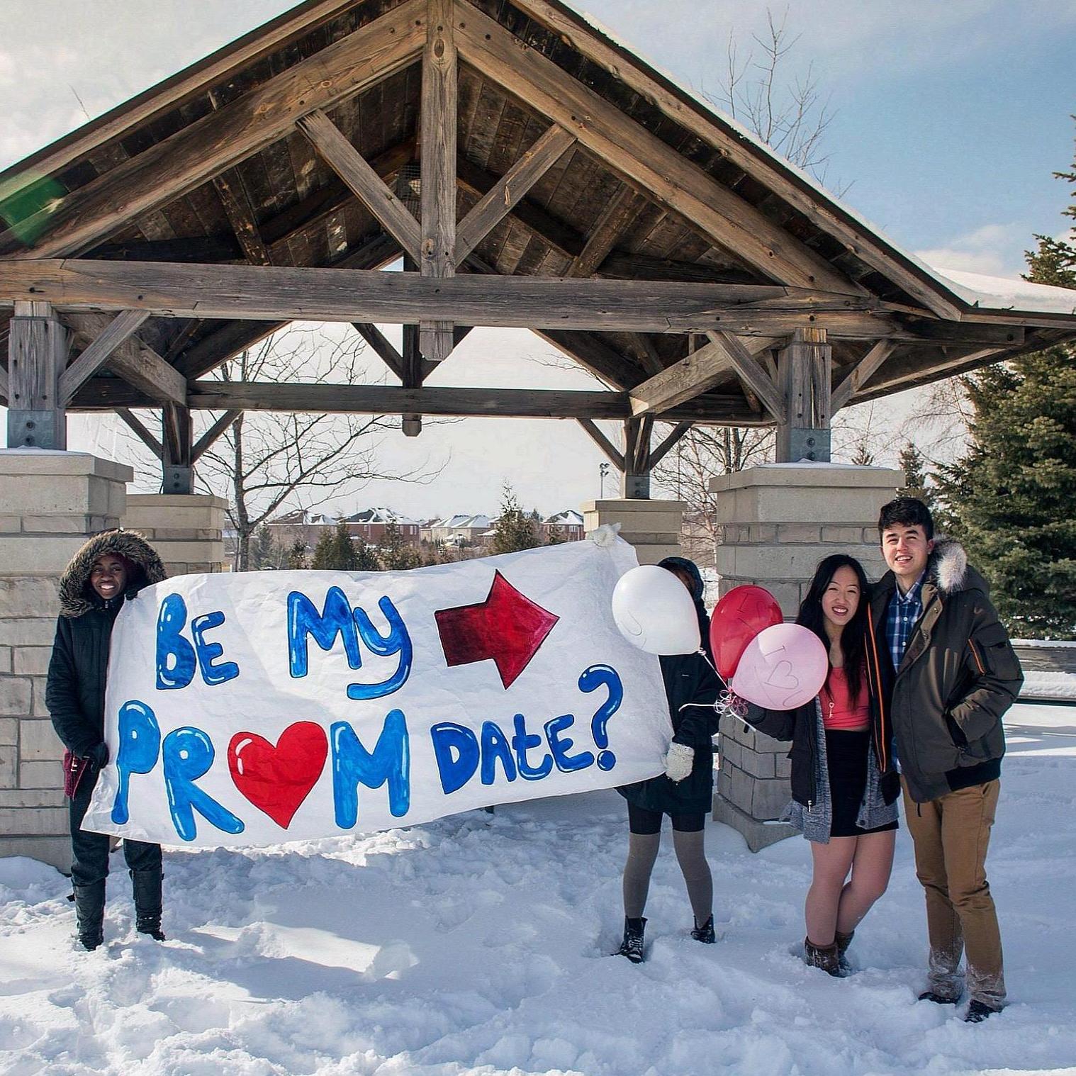 Jenn's promposal to Dan for her prom!