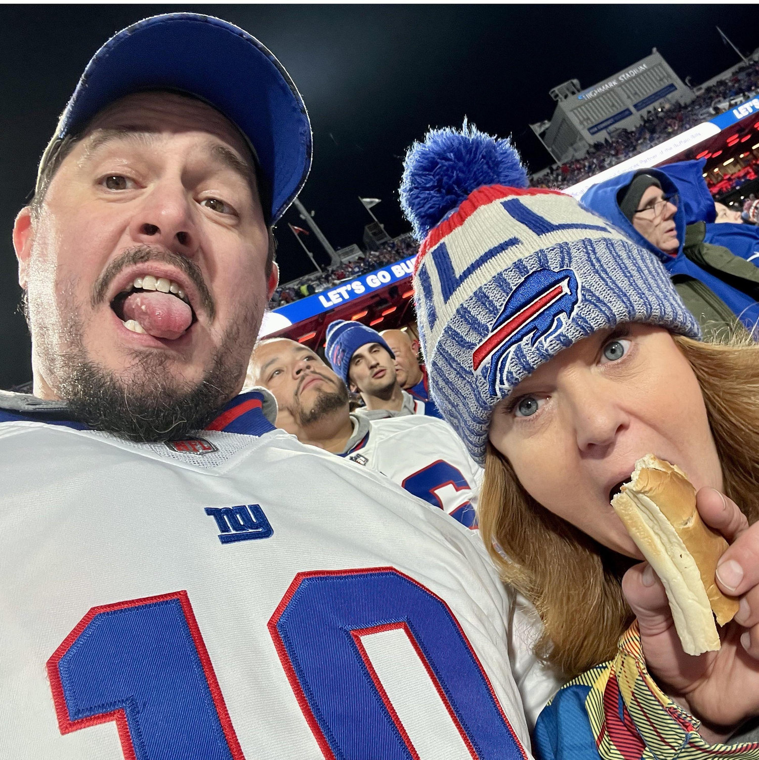 When your teams play each other (GO BILLS!)