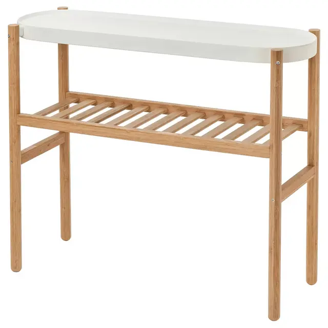 SATSUMASPlant stand, bamboo/white27 ½ "