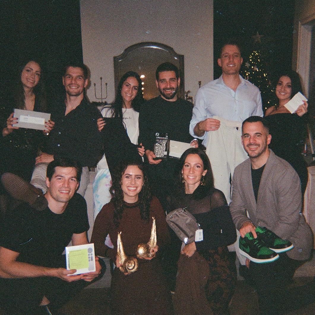 Every year, the LaBrie's head to Raleigh for Christmas. They do a blind wine tasting competition (best wine wins!), games (the LaBrie's are very competitive) and a Secret Santa with all the siblings.