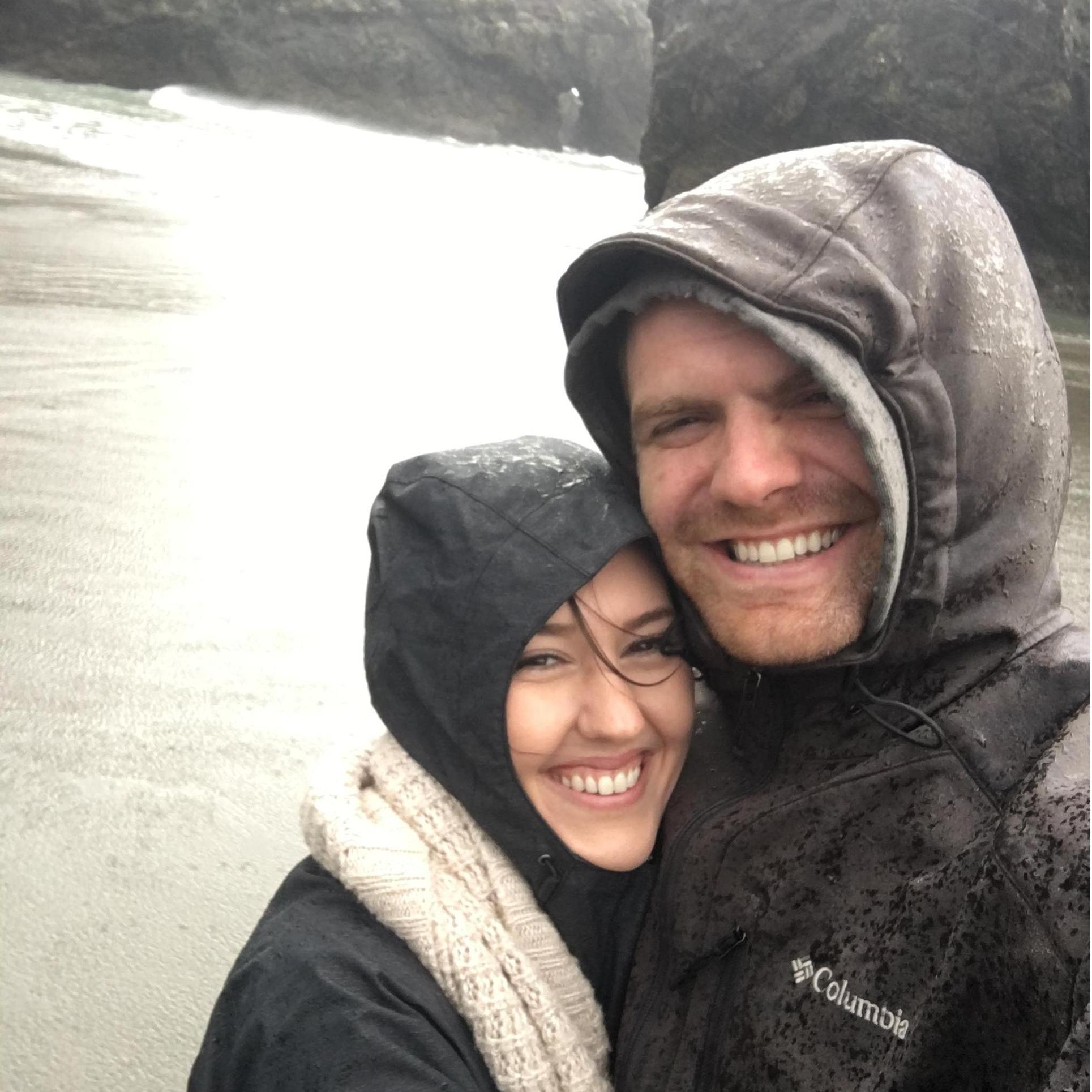 Rainy day in Gold Beach