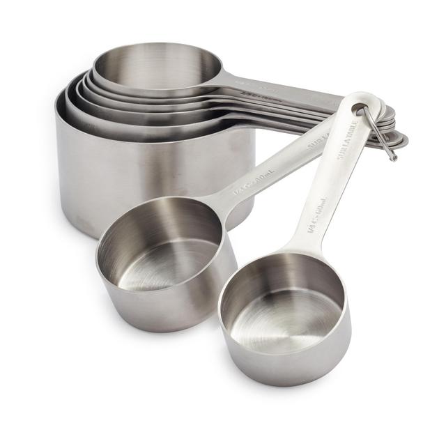 Sur La Table Stainless Steel Measuring Cups, Set of 8