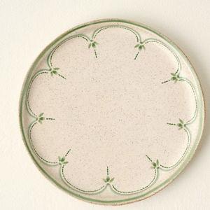 French White Painted Salad Plate