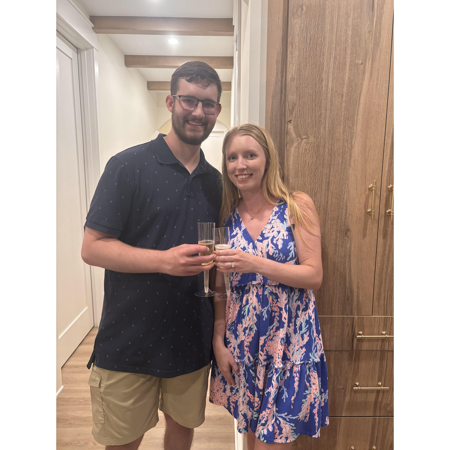 Engagement toast!