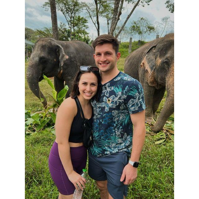Visiting Elaphants in Thailand!