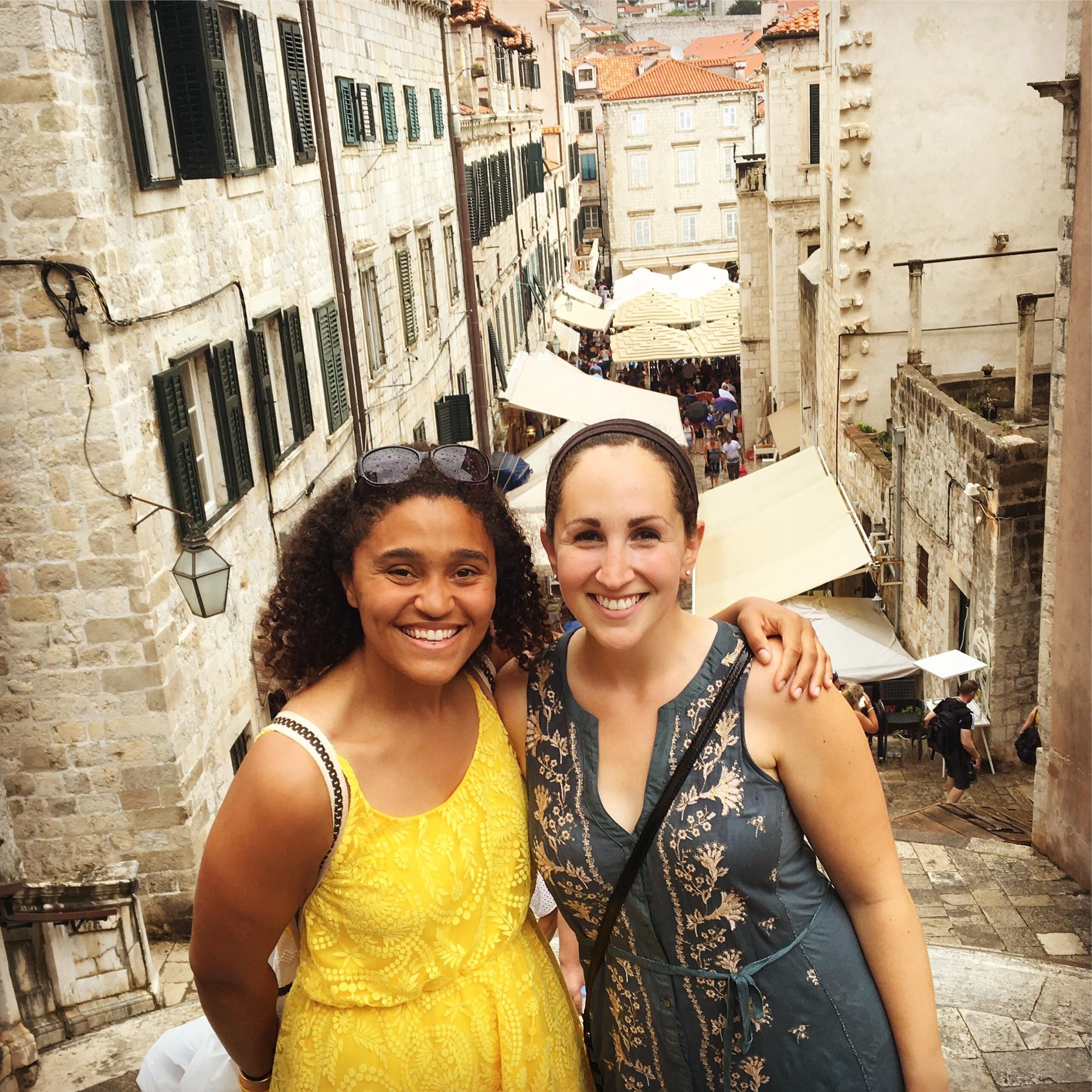 Jordan and Hannah (a close friend from VoiceLab and one of Jordan's bridesmaids) traveling in Croatia!