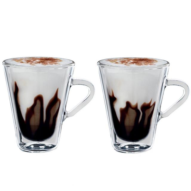 Luigi Bormioli Thermic Borosilicate Double-Wall Espresso Mugs (Set of 2)
