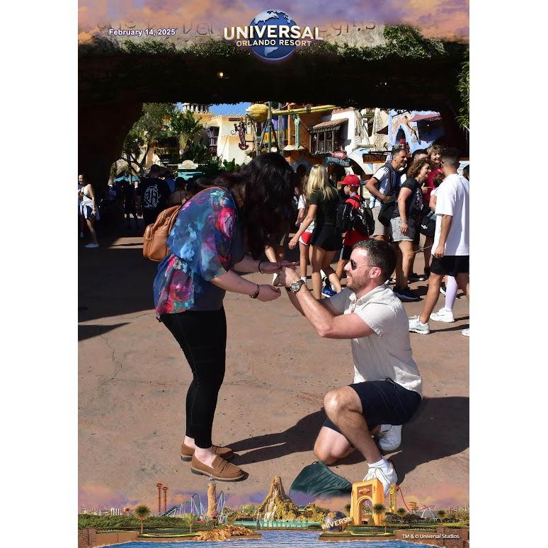 Proposal at Universal Studios - Valentine's Day 2025 - Orlando, Florida