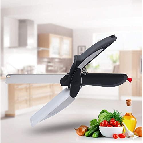 Clever Cutter, Kitchen Food Scissors Quick and Easy Cutting in Your Kitchen as Food shears,Vegetable Slicer,Fruit Cutter.