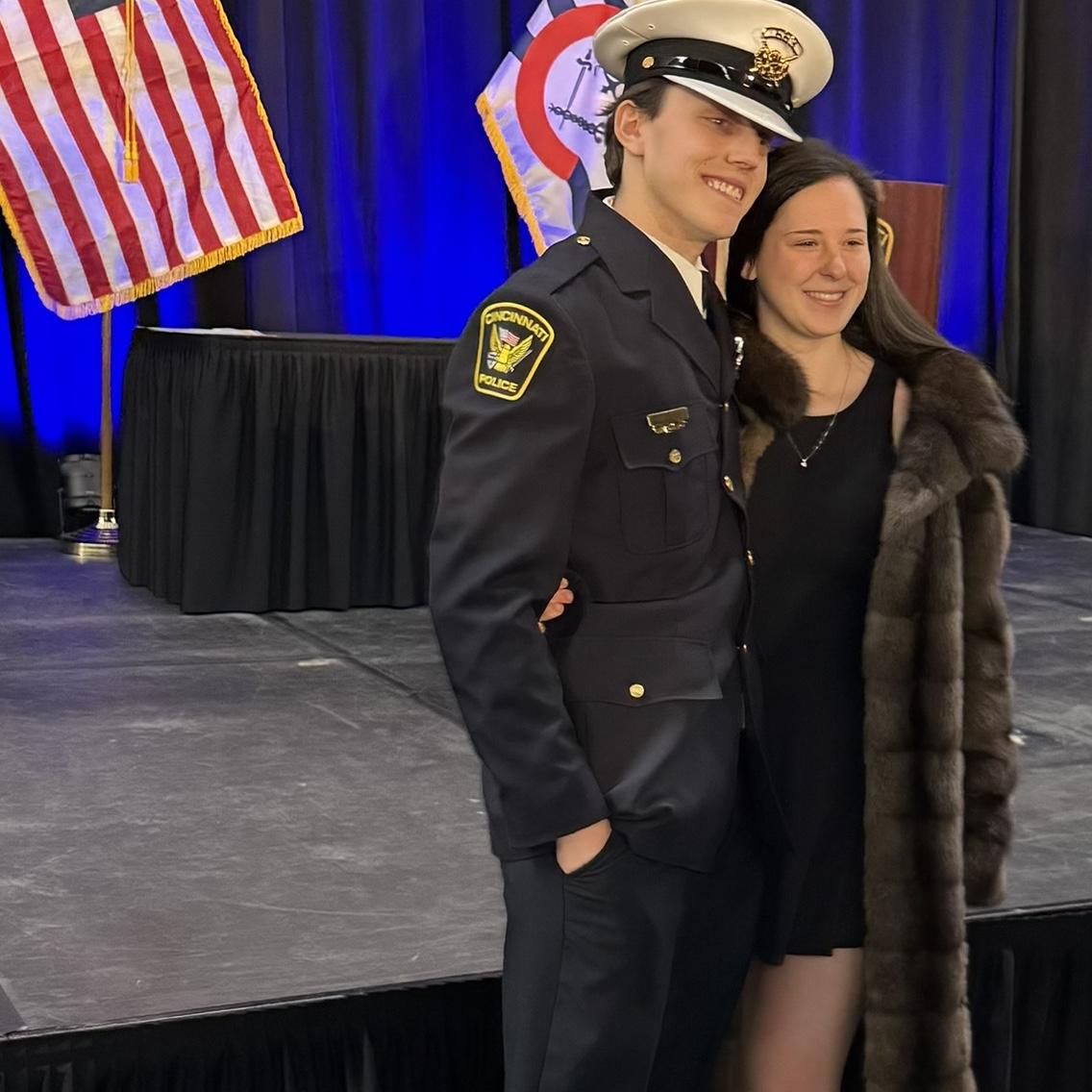 Damian’s graduation from the Police Academy.