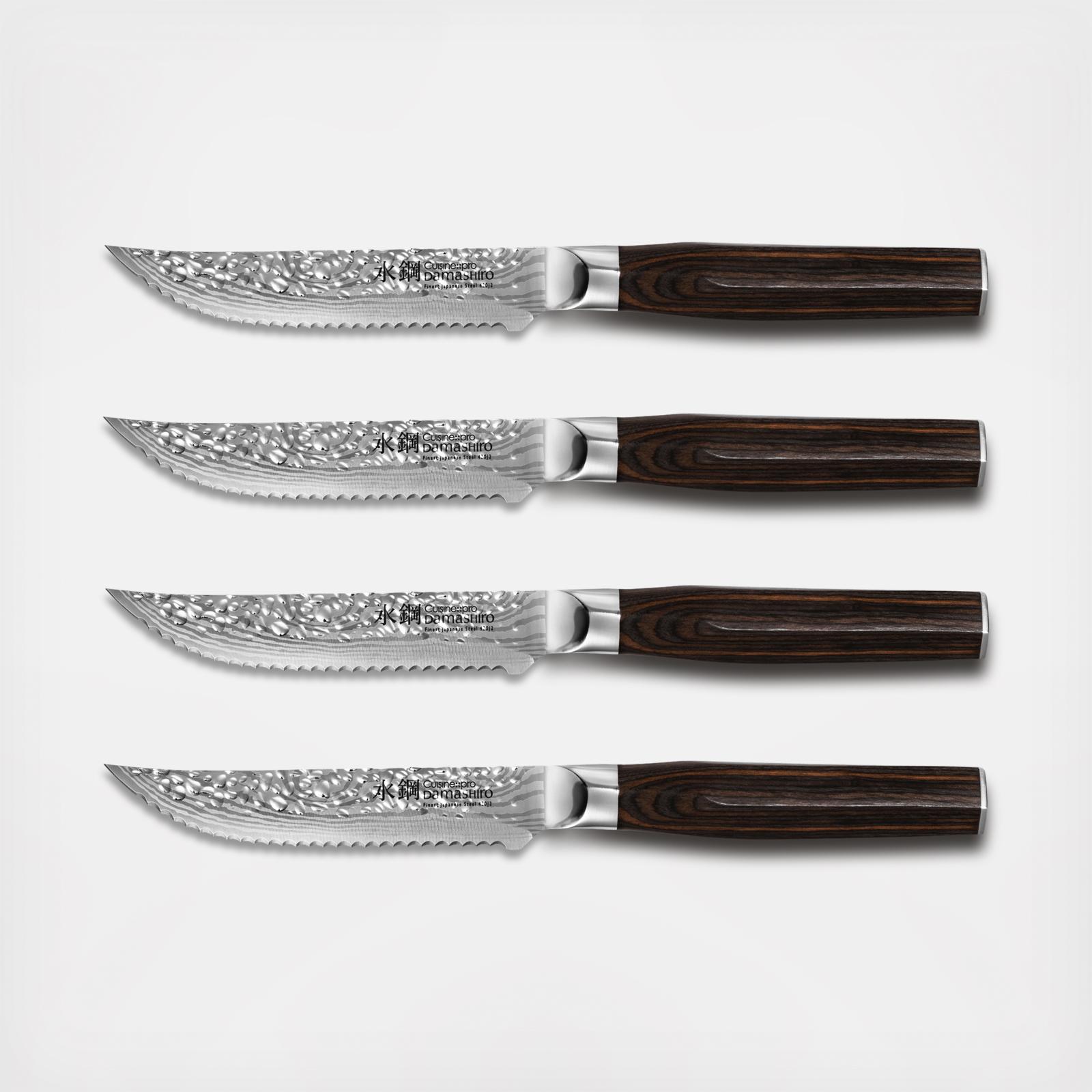 Cuisine Pro Wolfgang Starke Stainless Steel Steak Knife, Set of 4