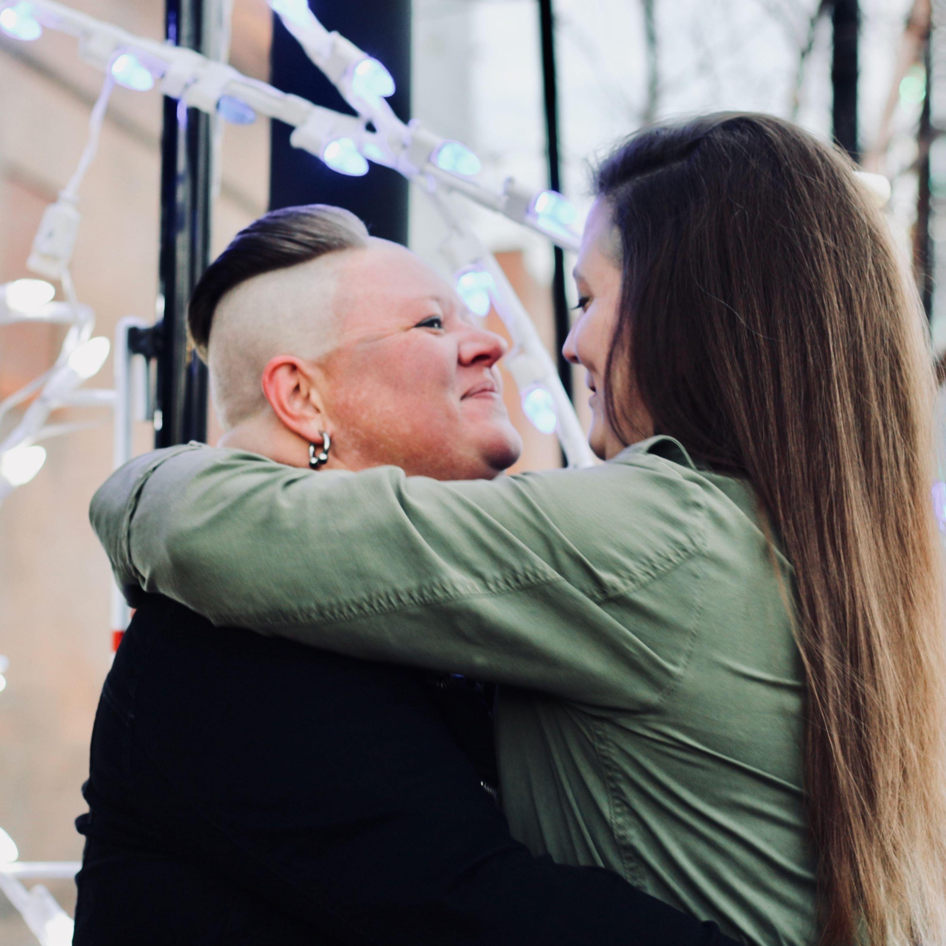 Nothing better than warm hugs on a cold day! (Photo: Emily Martinez)