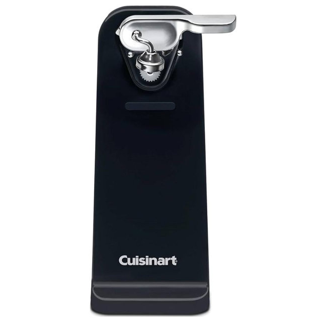 Cuisinart Deluxe Electric Can Opener, Single-Touch Automatic Can Opener, Easy-Clean Detachable Cutting Lever, Nonslip Base, CCO-50BKN, Black